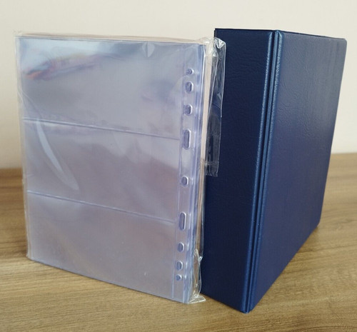 Raccoglitore blu con fogli - raccoglitore,