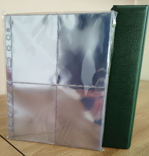 Album raccoglitore verde con - album,